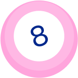 pink lottery ball