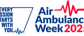 Air Ambulance Week 2025 banner with our slogan: Every mission starts with you