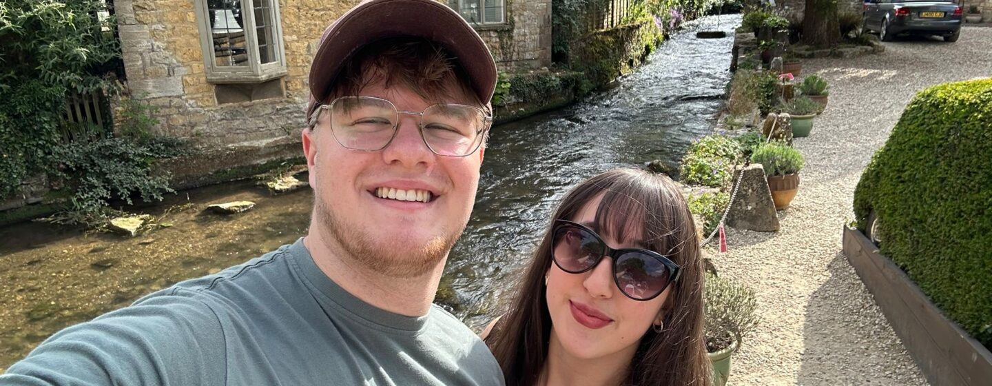 Sam and his girlfriend, Mia.