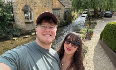 Sam and his girlfriend, Mia.