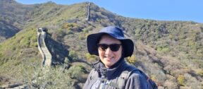 Shamim on her trek