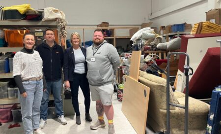 Network Rail volunteers in our Stratford store.