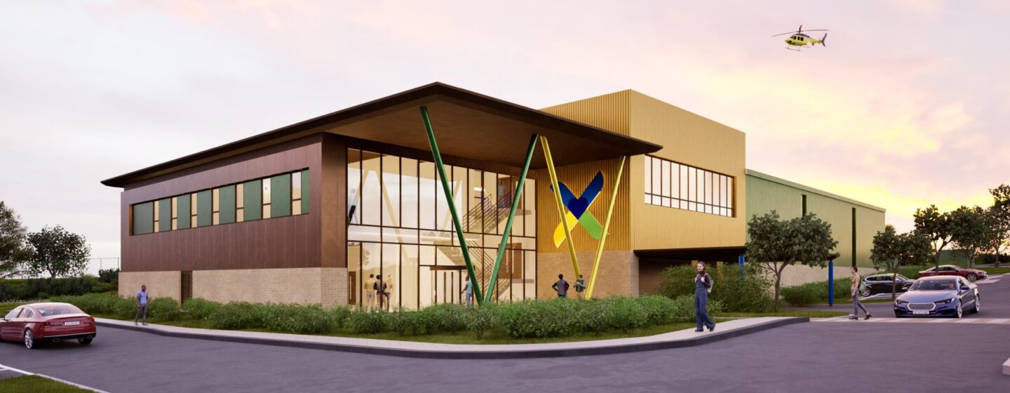 An impression of what the new base could look like