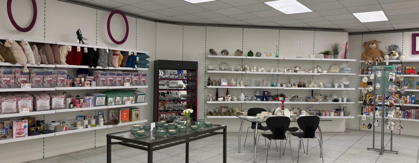 Inside our Ashbourne shop