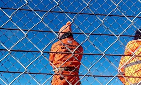 Lee Newman as marshal at Silverstone Circut