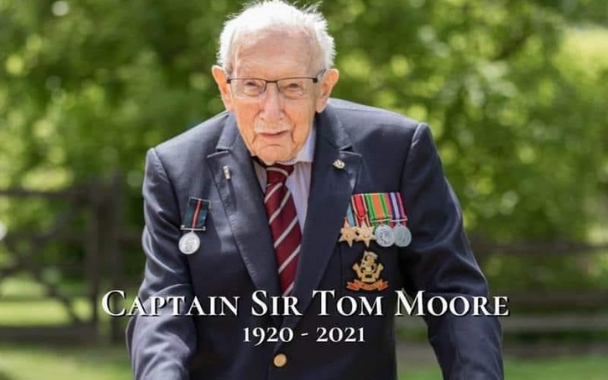Captain Sir Tom Moore, You’ll Never Walk Alone