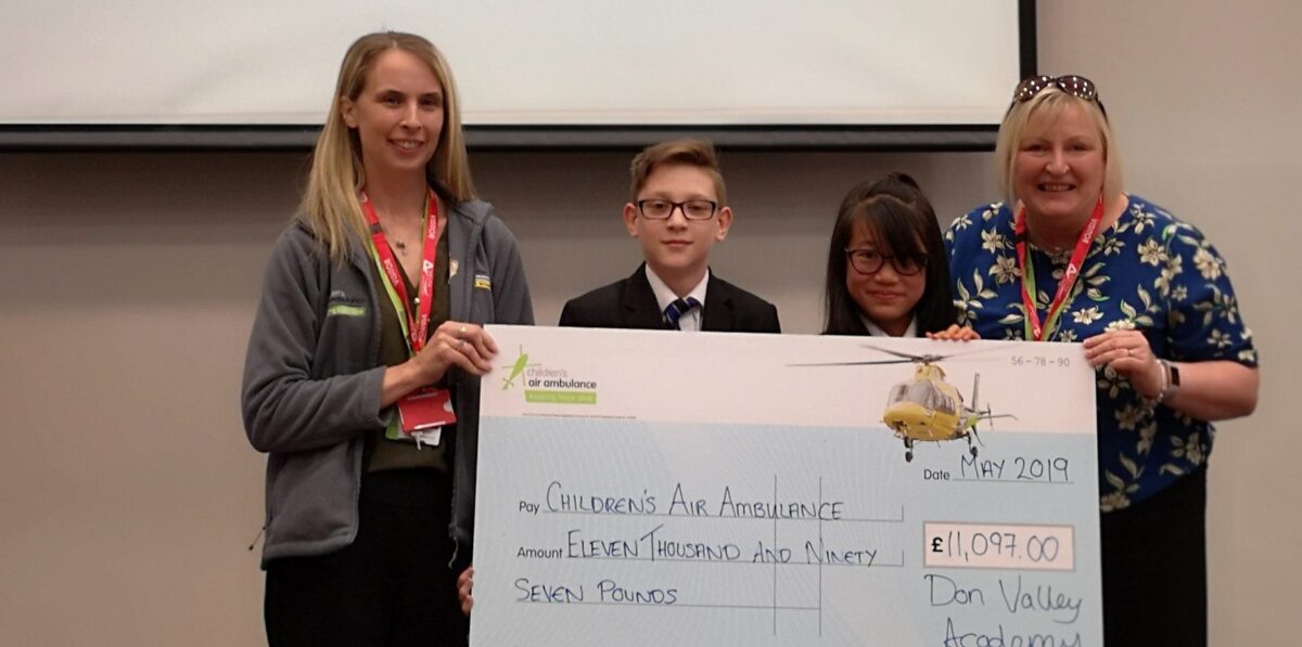 DONCASTER SCHOOL RAISE OVER £11,000 TO HELP SAVE CHILDREN’S LIVES