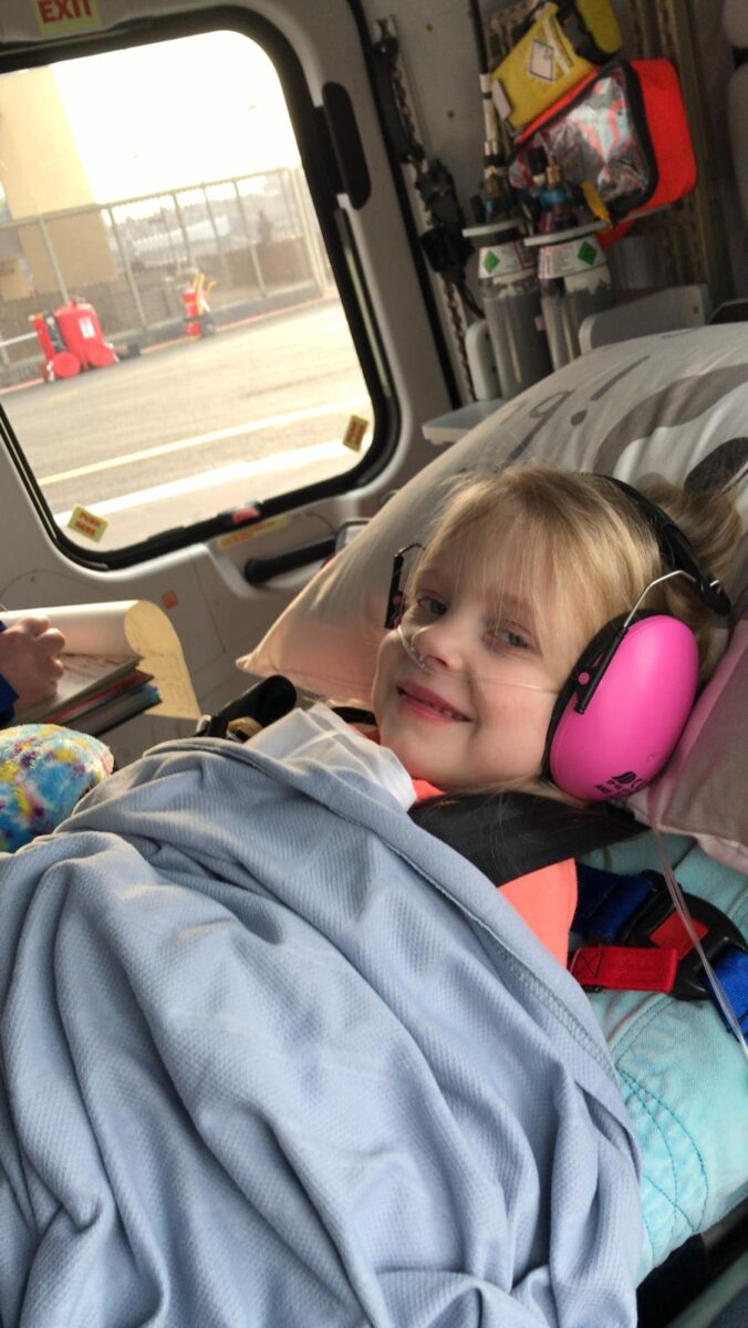 Sheffield girl flown in Children’s Air Ambulance after UK first operation
