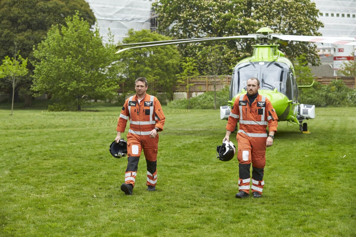 Eliga Services donate valuable time to The Air Ambulance Service