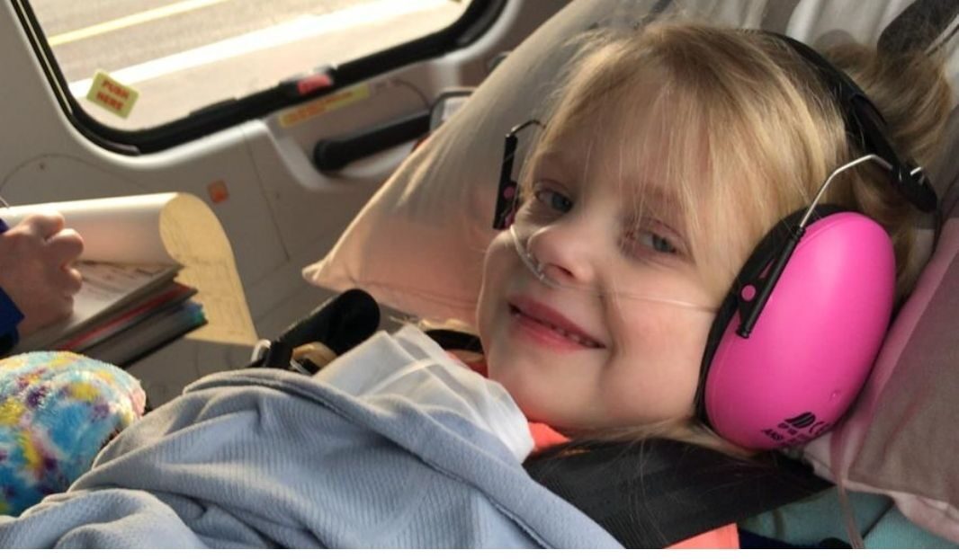 Sheffield girl flown in Children’s Air Ambulance after UK first operation is the face of national campaign