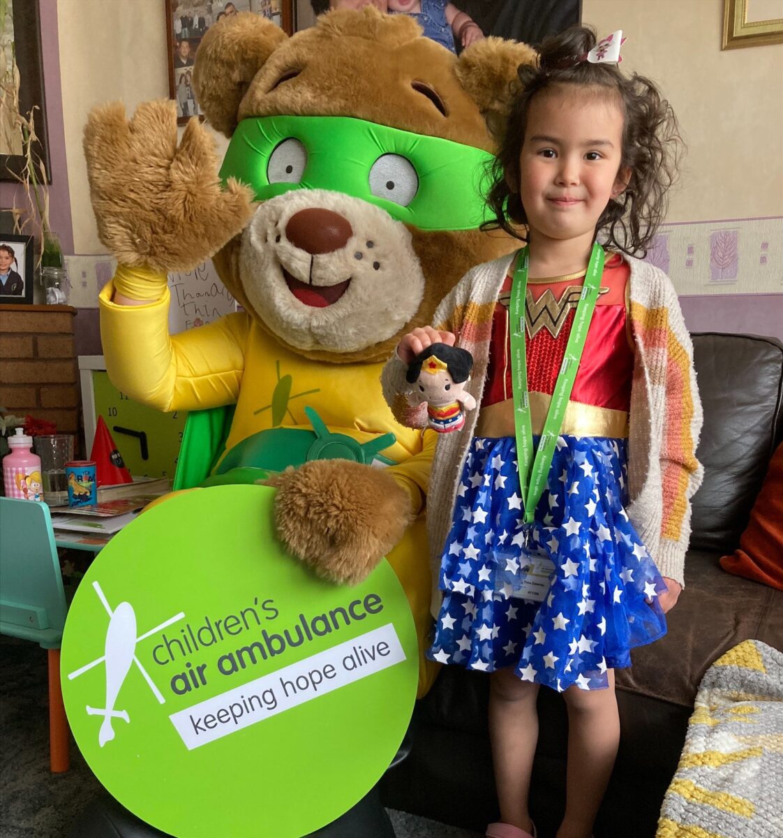 Young Bristol girl becomes a superhero for national children’s charity