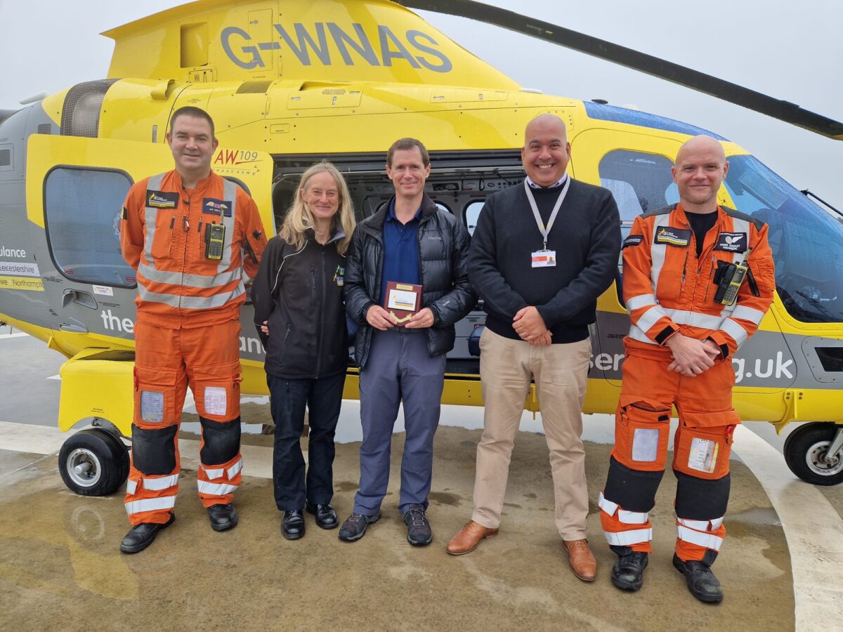 Air Ambulance Service thanks long-standing Doctor for dedicated service