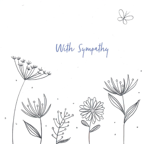 With Sympathy Greetings Card