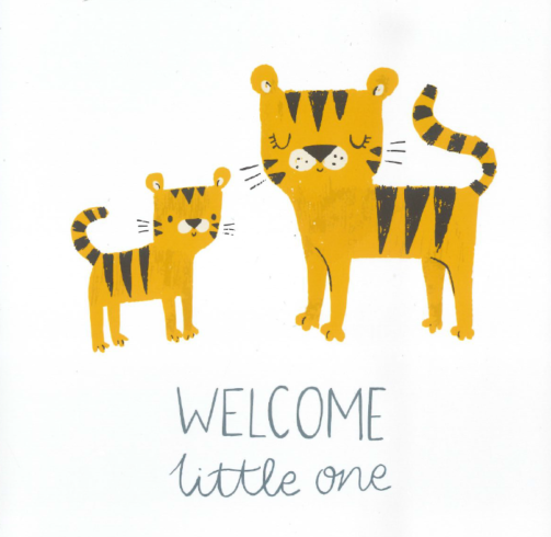 Welcome Little One Greetings Card