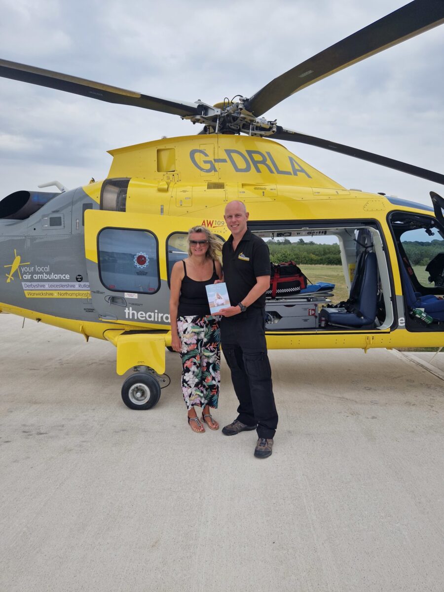 Leicestershire Paraglider credits local air ambulance with saving her life after near-death experience