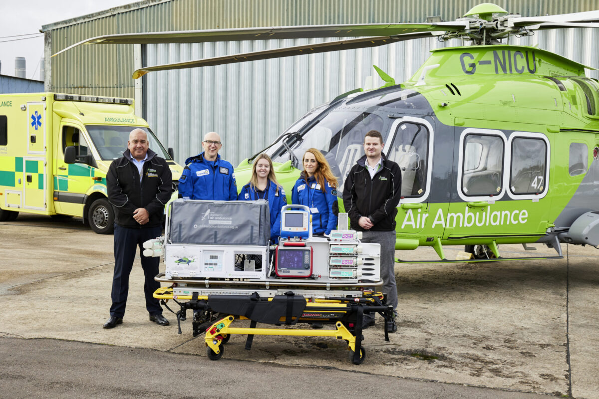 National charity and Yorkshire’s dedicated transport service for critically ill babies set to help save more lives with England’s first helicopter incubator