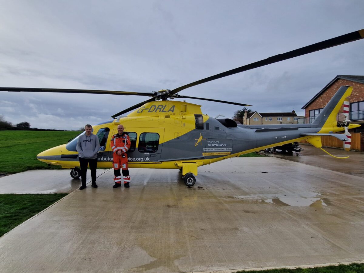 Student flown by vital air ambulance after motocross incident