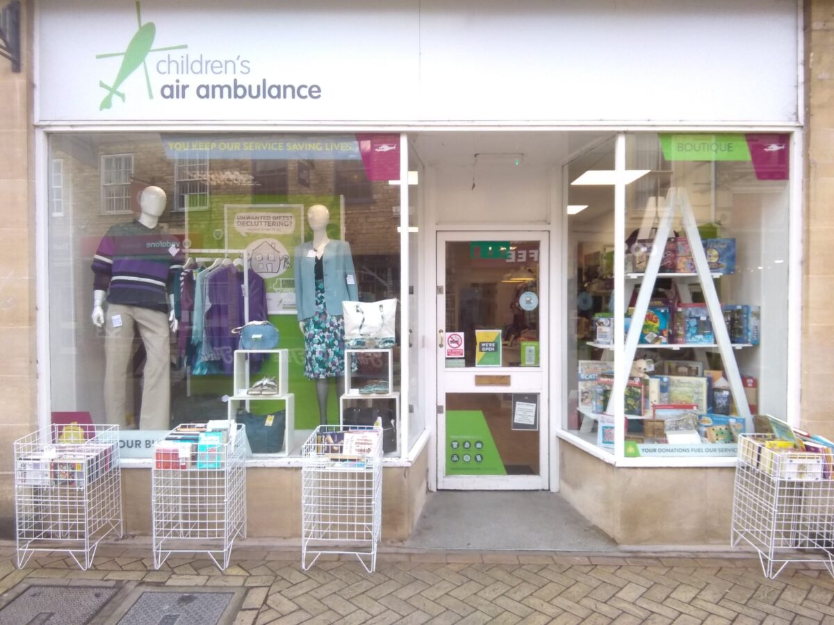 Charity store celebrates five years of funding lifesaving missions for children’s charity