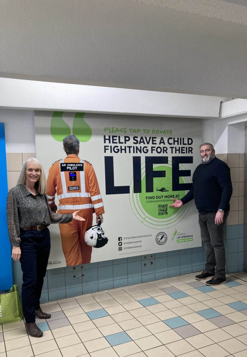 Bristol shopping centre unveils donation board to support vital children’s charity
