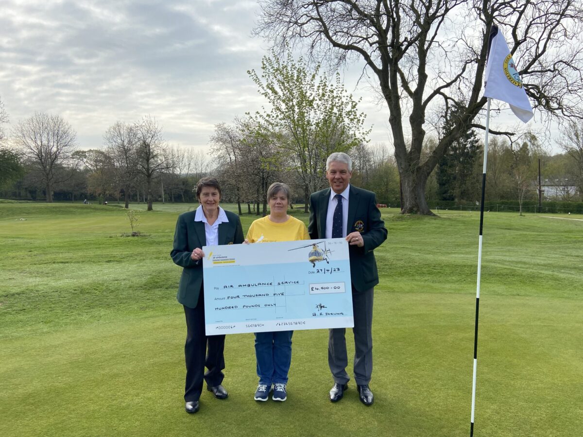 Alfreton Golf Club raises a fantastic £4,500 to support lifesaving charity