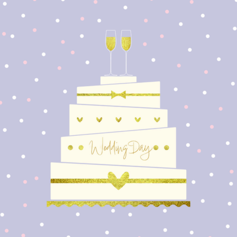 Wedding Cake Greetings Card