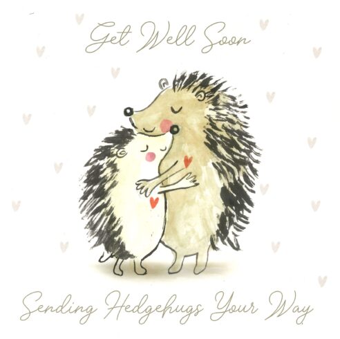 Front of Get Well Soon Greetings Card