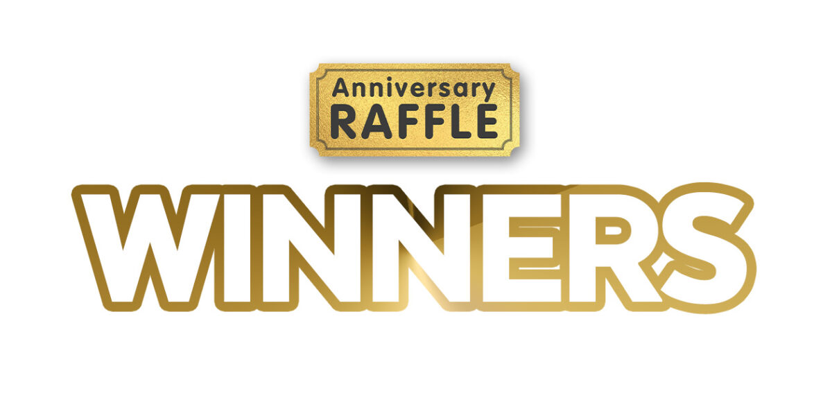The Air Ambulance Service Anniversary Raffle winners are announced