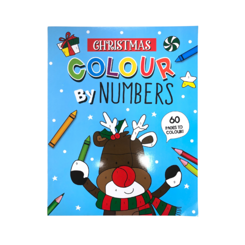 Front of Christmas Colour By Numbers Book