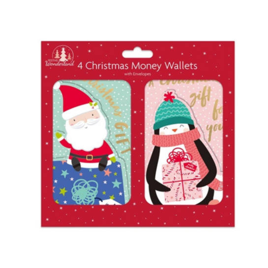 Front of Christmas Money Wallets