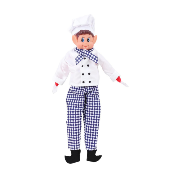 Front of elf chef outfit