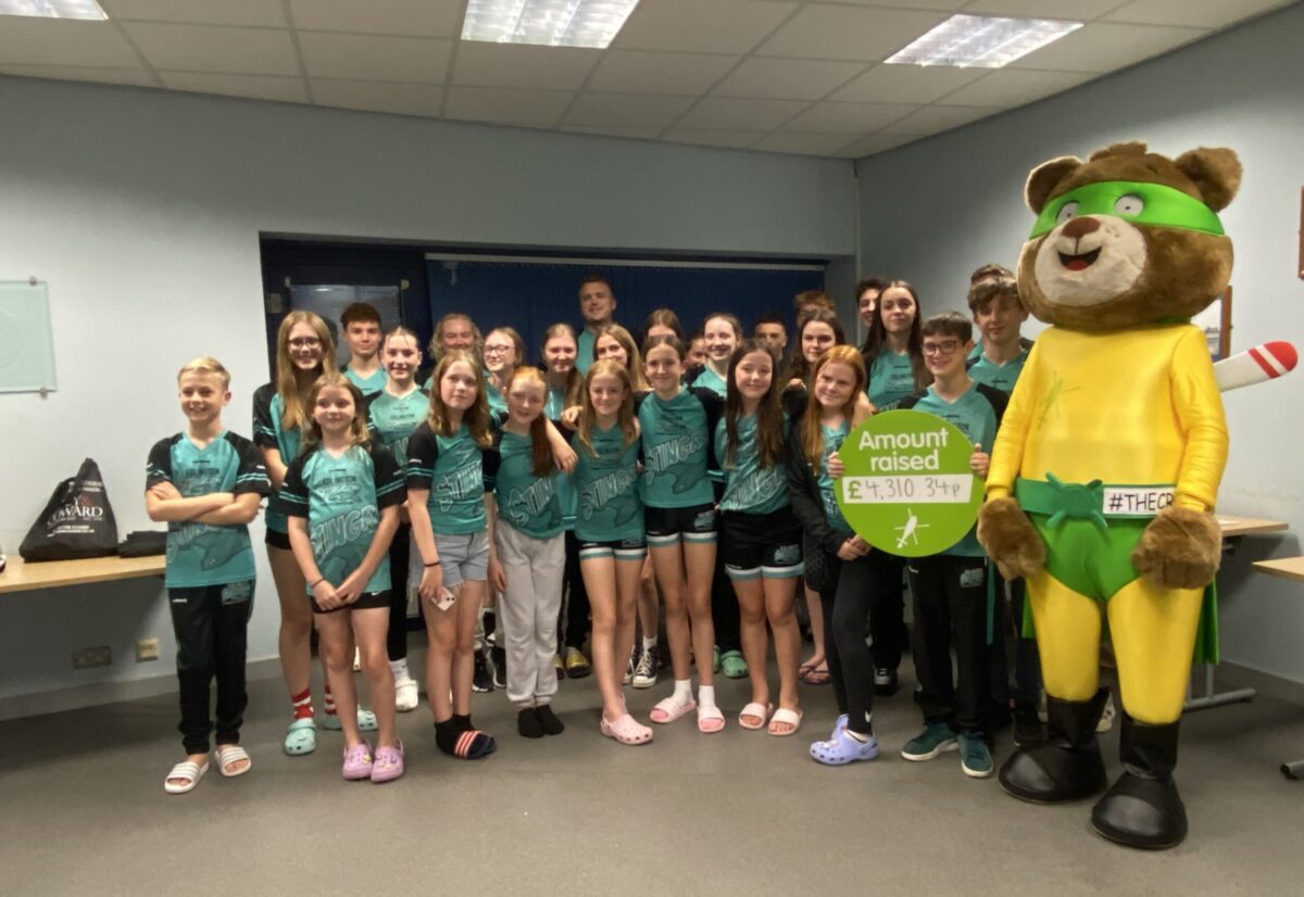 Doncaster swimming club’s wave of support for national children’s charity