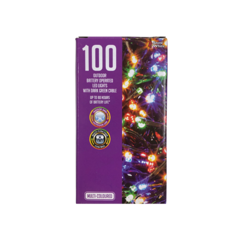 100 multi colour led lights