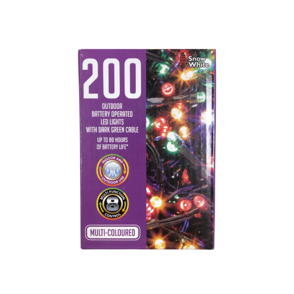 200 Multi Colour LED Lights