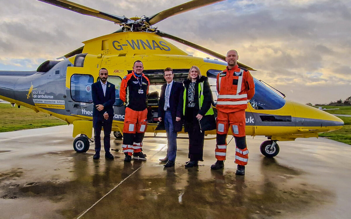 Mayor of the West Midlands visits lifesaving charity