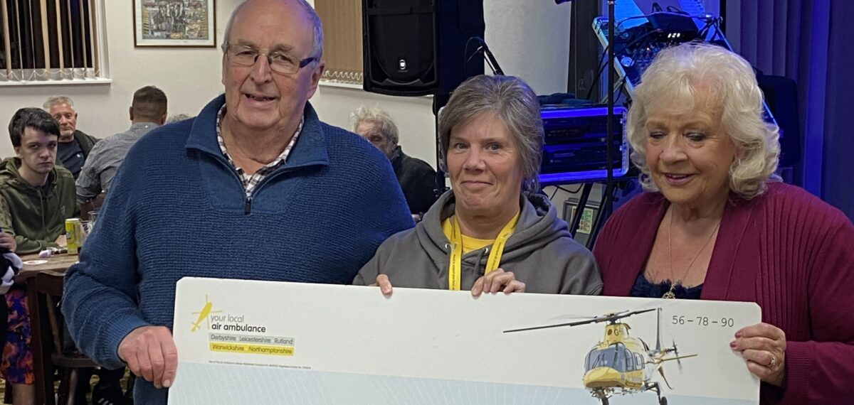 Heanor Miners Welfare Trust raise a staggering £45,000 to support lifesaving charity
