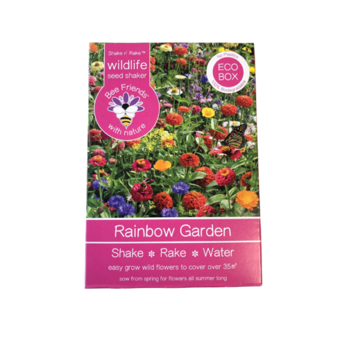 Rainbow garden seed shaker