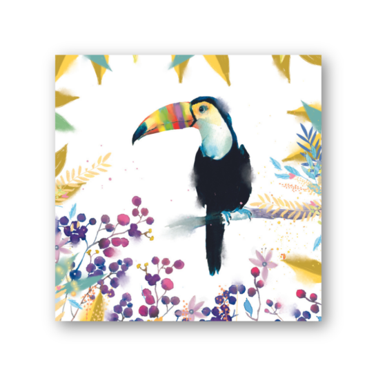 toucan birthday card