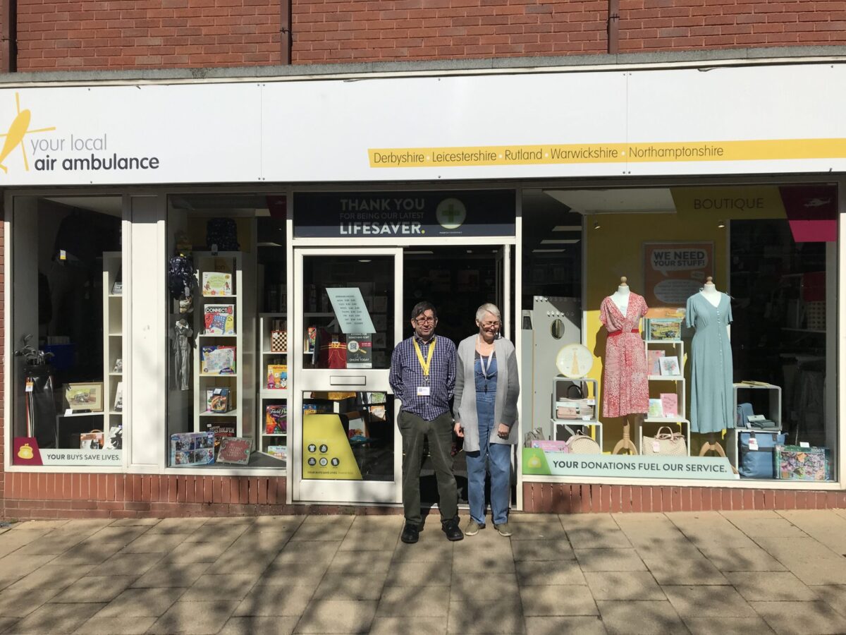 Leicestershire charity store celebrates funding almost 700 lifesaving missions