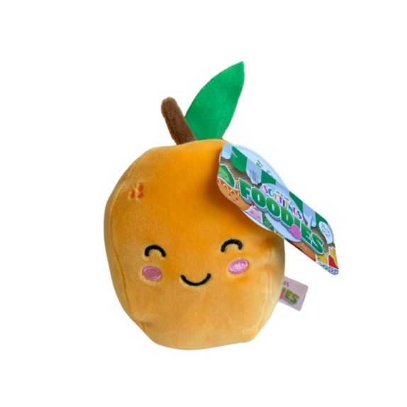 A photo of a peach Collectible Plush Fruit Teddy