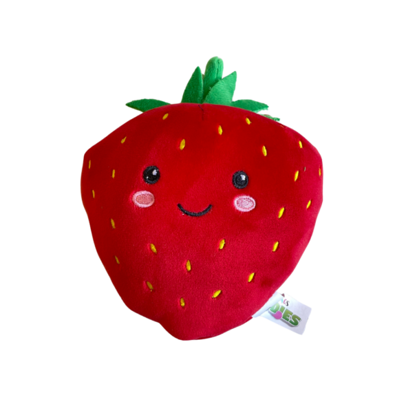 A photo of a strawberry Collectible Plush Fruit Teddy