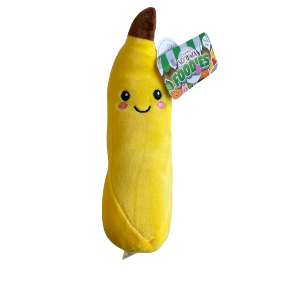 A photo of a banana Collectible Plush Fruit Teddy