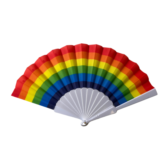 An open view of the Hand Fan, a part of the Pride Month Celebration Set