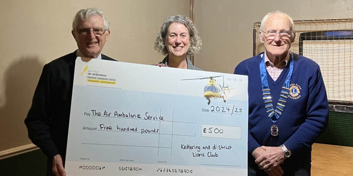 Kettering & District Lions Club raise vital funds to support local charity